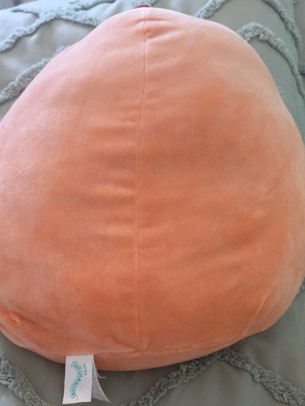 Peach Sloth Plush Pillow for Kids - Soft Orange Comfort